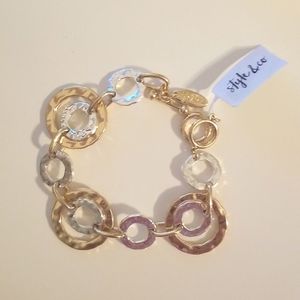 Gold and Silver Toggle Bracelet Style & Co.